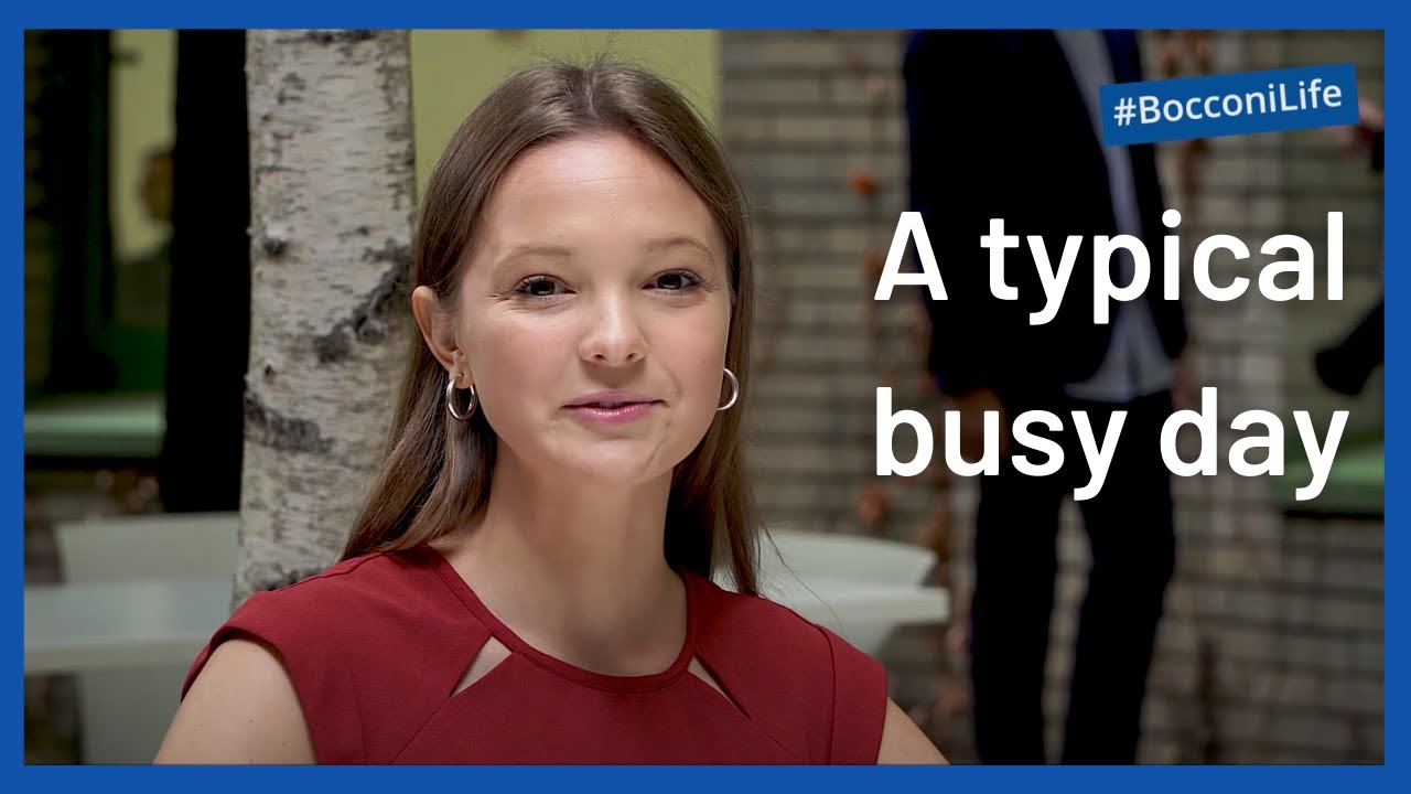 #BocconiLife - A typical busy day at Bocconi