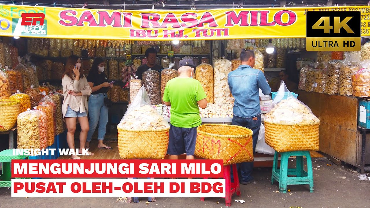 SARI MILO, Pusat oleh-oleh dan snack lokal di BANDUNG terkenal Murah dan Lengkap | #INSIGHT_ERWALK
