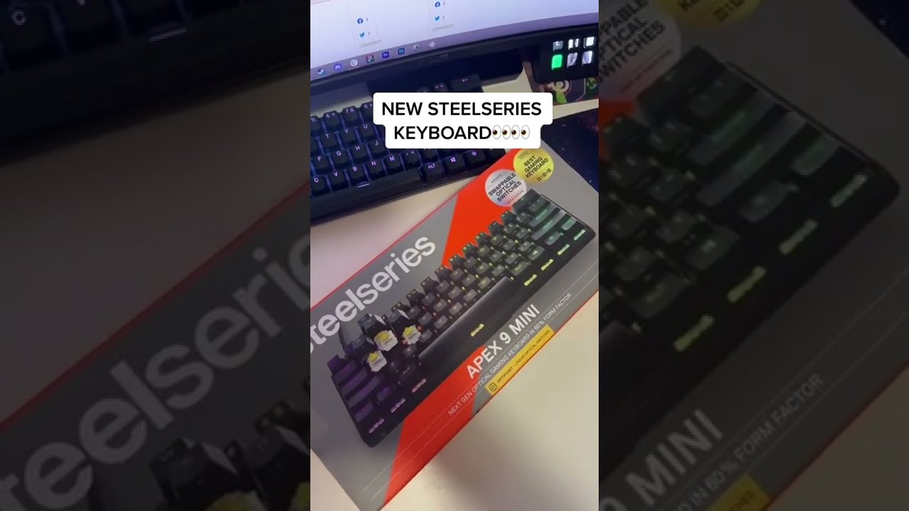 #shorts Apex 9 mini and tkl 👀⌨ #steelseries #gamingkeyboard #gaming #gamingsetup