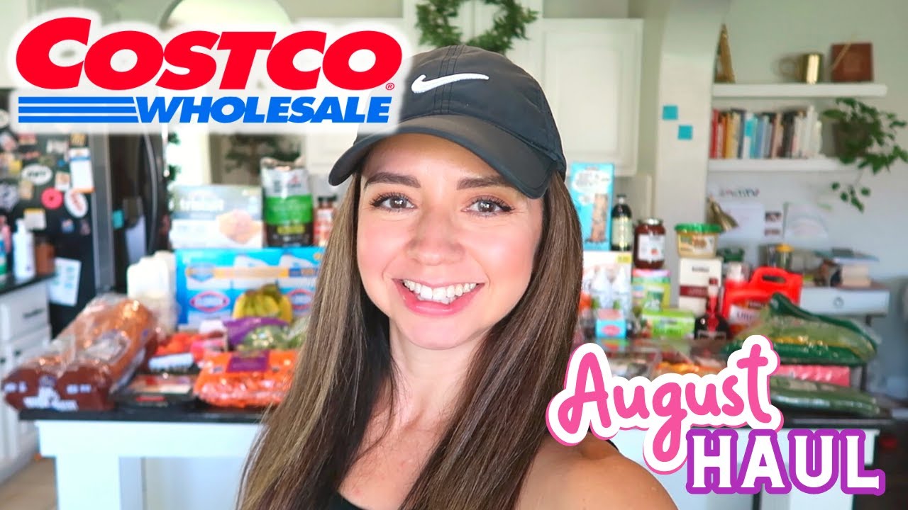 Costco Grocery Shopping Haul//stocking my fridge for August with prices!