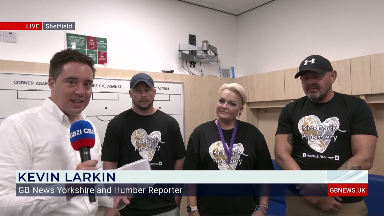 On ​@GBNewsOnline Kevin Larkin speaks to recovering drug addicts being supported by Kickback Recovery