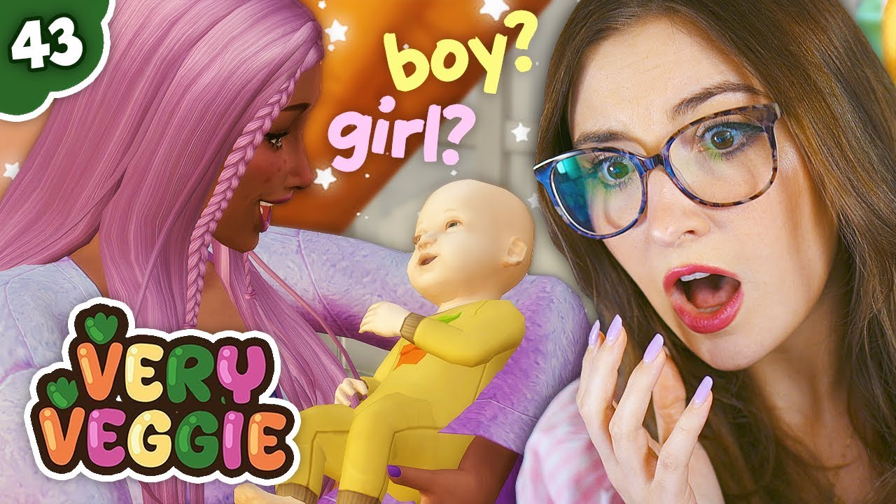 baby #2 is HERE 🍆 very veggie legacy #43 (the sims 4)