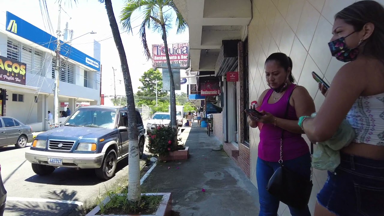 WALKING In Centro QUEPOS, COSTA RICA -- Walk Tour