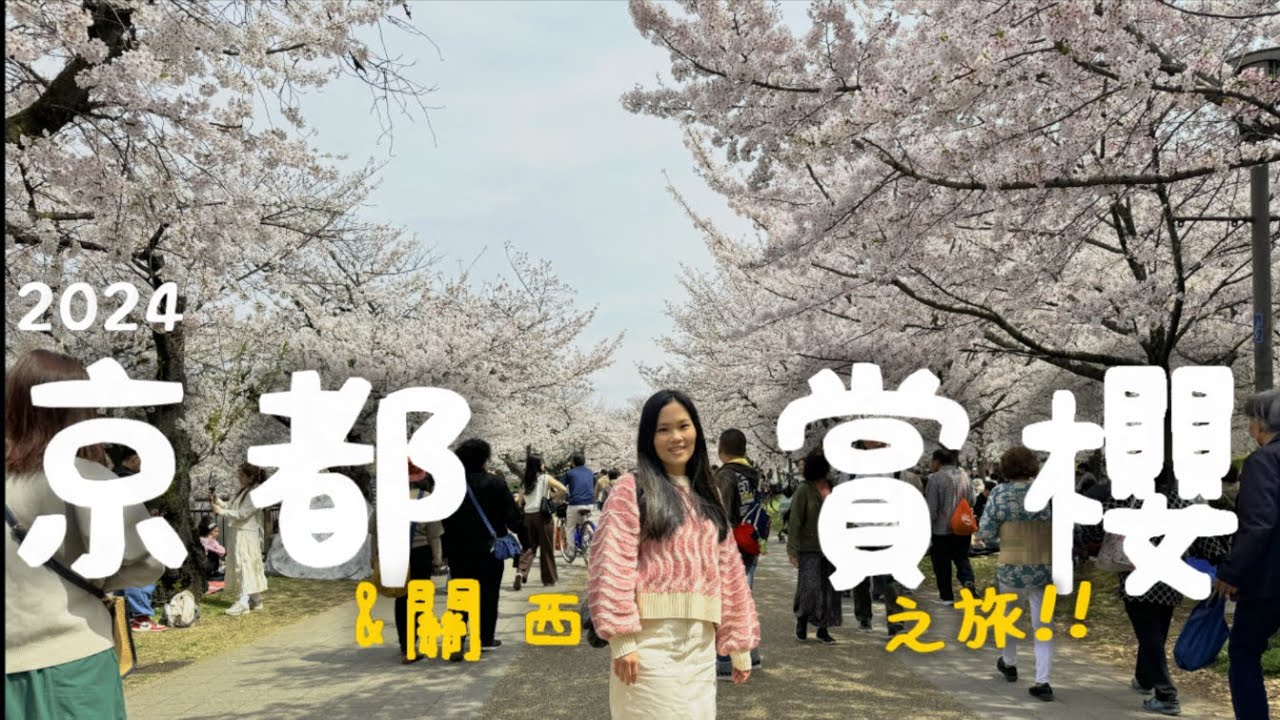京都大阪賞櫻2024 從京都大阪到奈良！賞櫻路線3+2個景點，賞櫻vlog