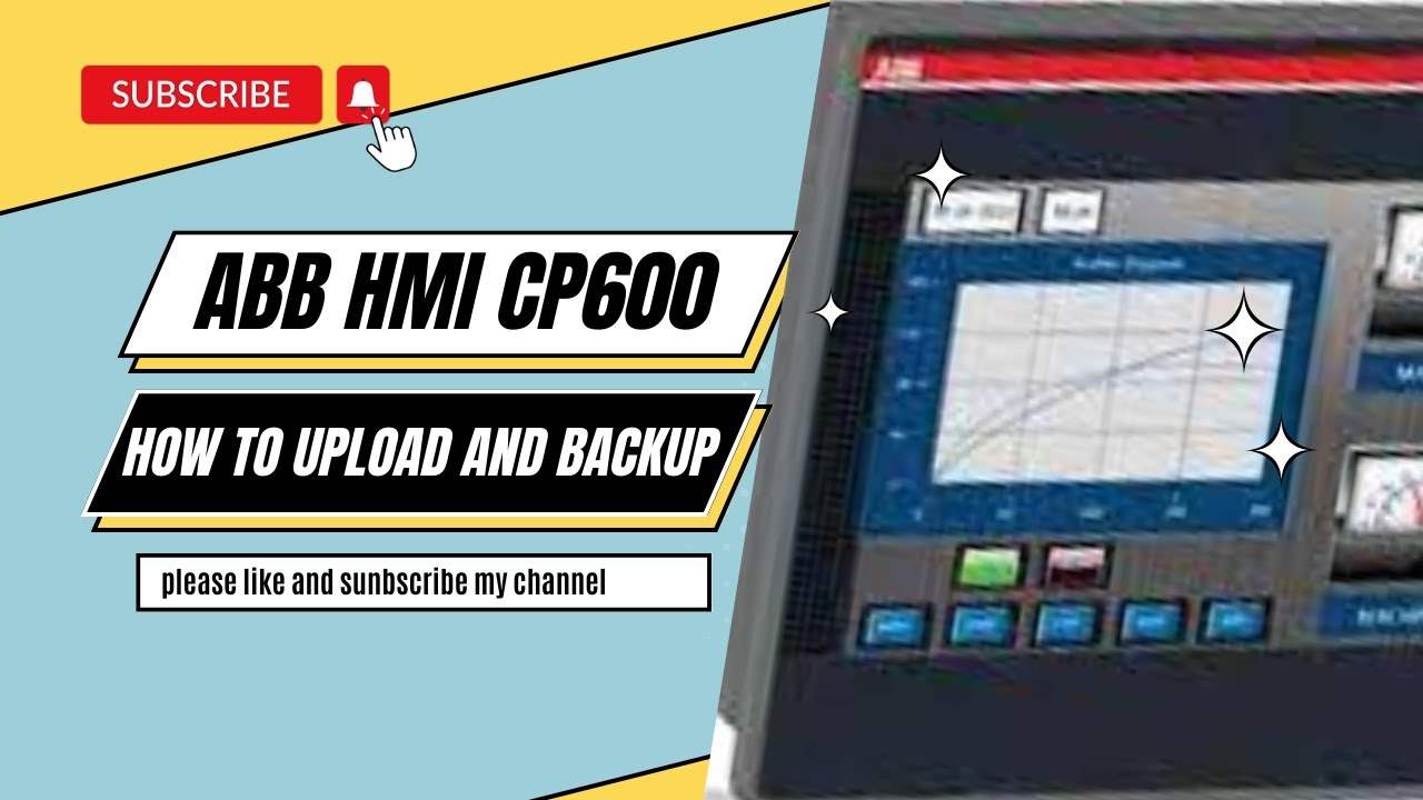 PROBLEM :-ABB HMI CP600: How to Upload and Backup Your Project | SOLVED #solution  #automation #plc