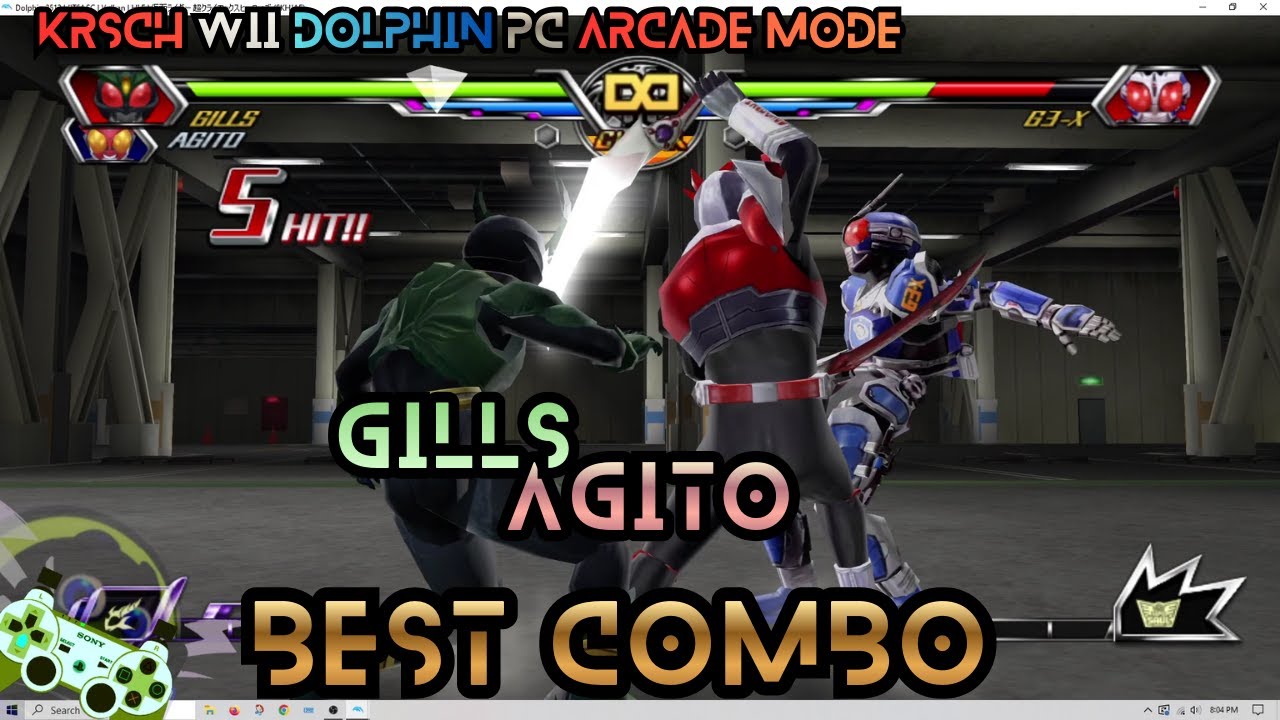 GILLS & AGITO Arcade Mode Combo, KRSCH WII, DOLPHIN PC