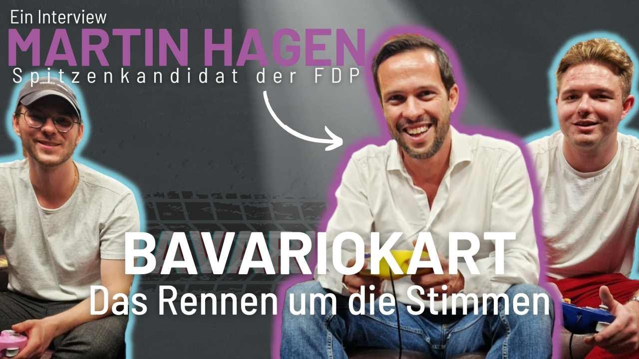 Martin Hagen (FDP) - BavarioKart: Das Rennen um die Stimmen | M94.5