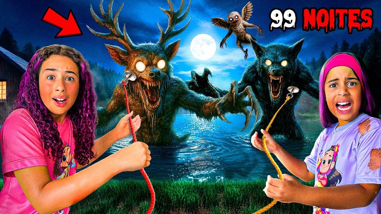 PESQUEI, O CERVO , CORUJA , LOBO , CULTISTA E O E . T , DO 99 NOITES NA FLORESTA - eles existem