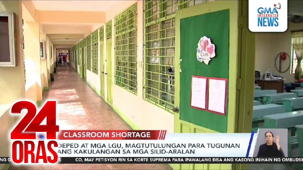 Kakulangan ng mga silid-aralan sa bansa, umabot na sa 166,000, ayon sa EDCOM 2 | 24 Oras