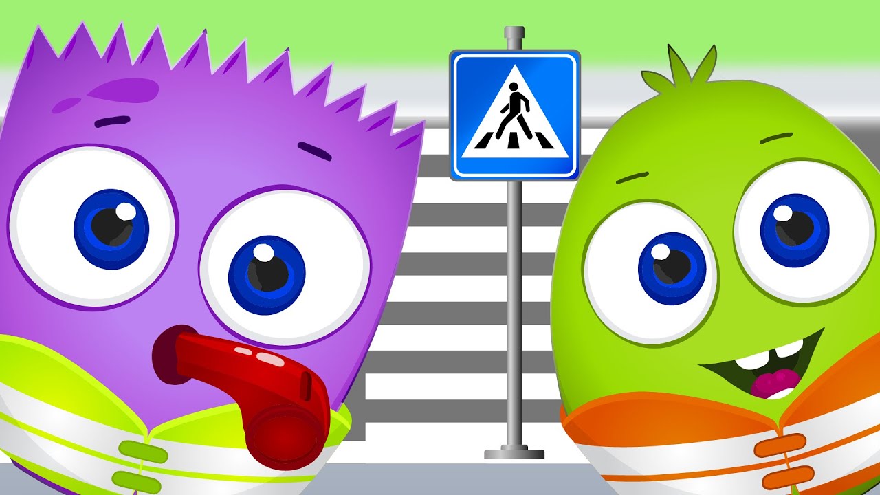 Op and Bob's Crosswalk Adventure: Toddler Fun Learning, Cartoons, and Kids' Ultimate Playtime!