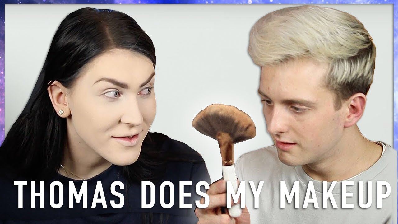 Boys Do My Makeup! Thomas A.K.A Korthom! | JessieMaya