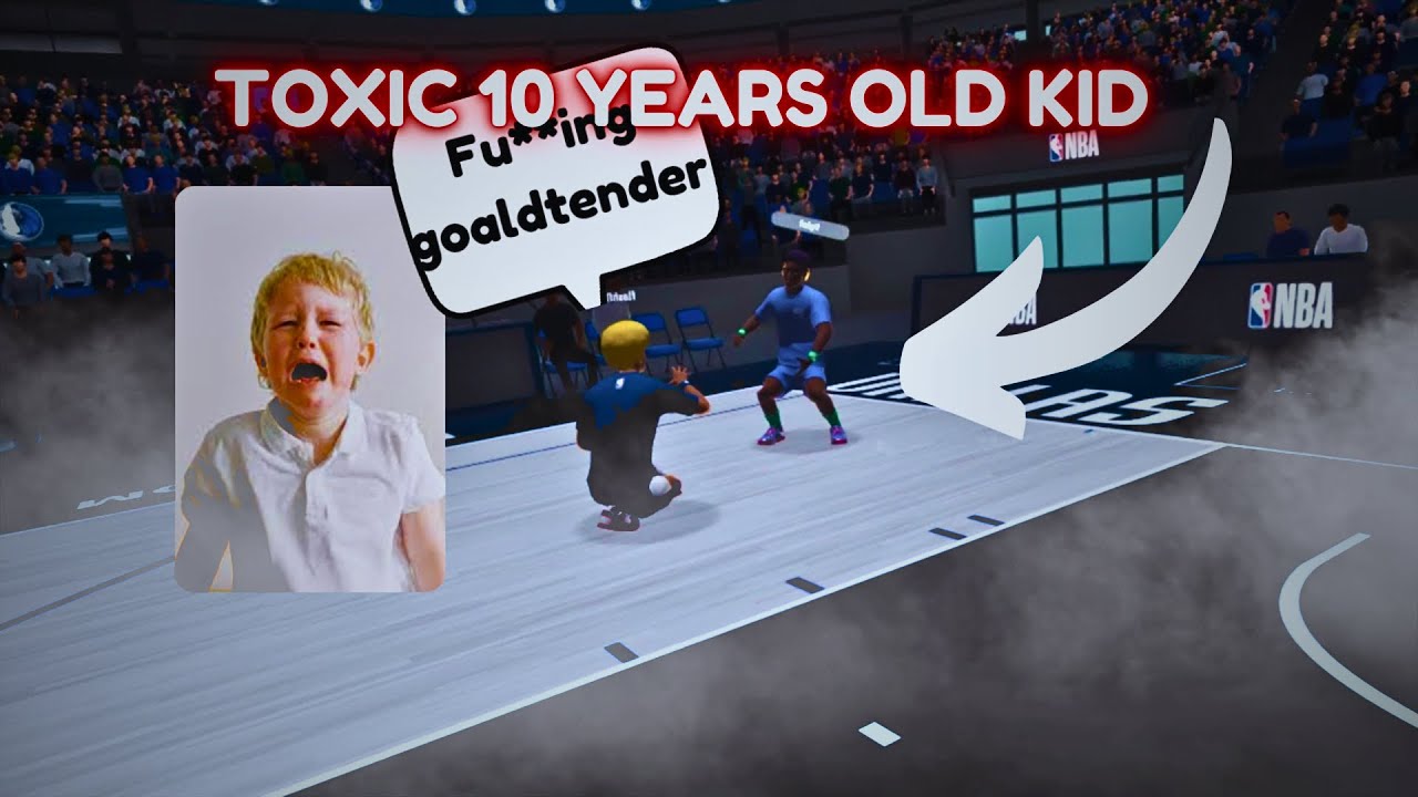 10 Years old Toxic kid 1v1 * HE GOT MUTED * 🤬 #gymclassvr #vr