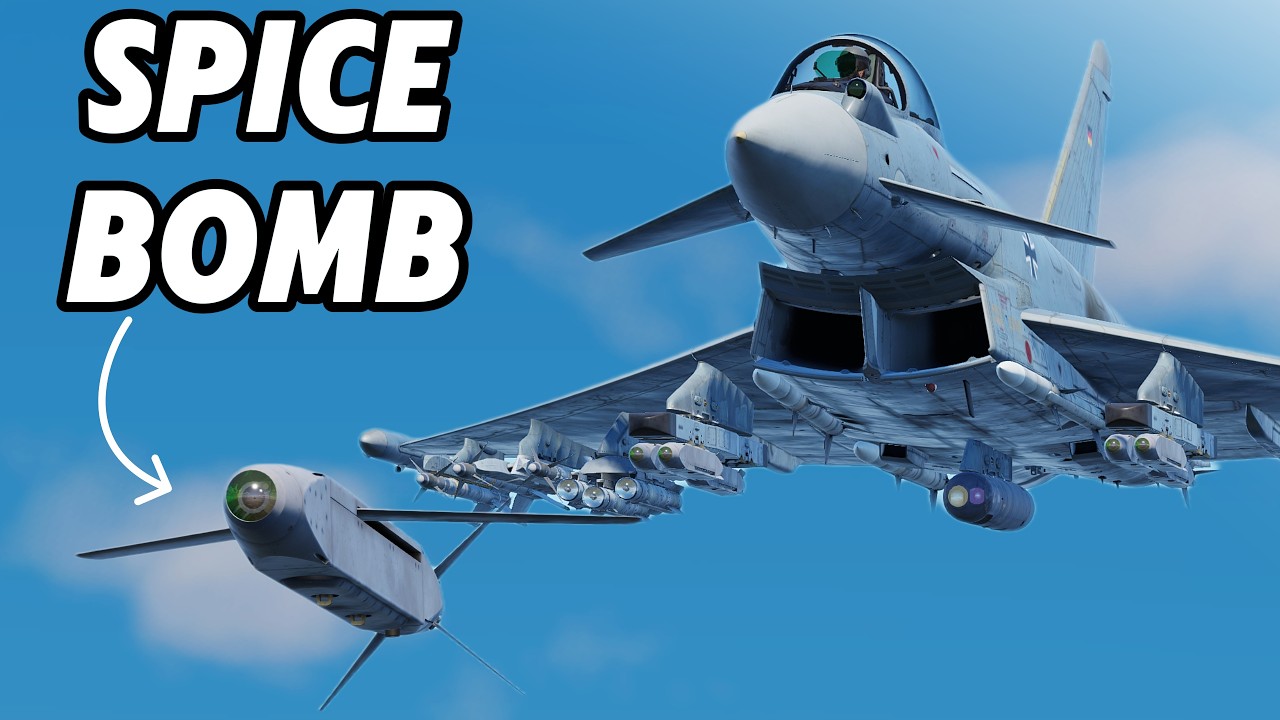 THE EUROFIGHTERS NEW BOMBS ARE CRAZY   (EF-2000 AESA CAS)