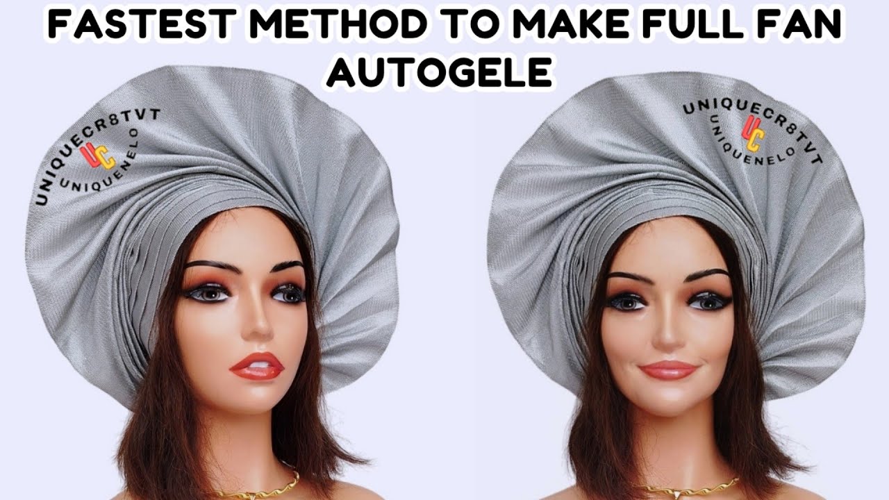 How to make Full Fan Autogele Fast #turbantutorial #turban #trending #autogele