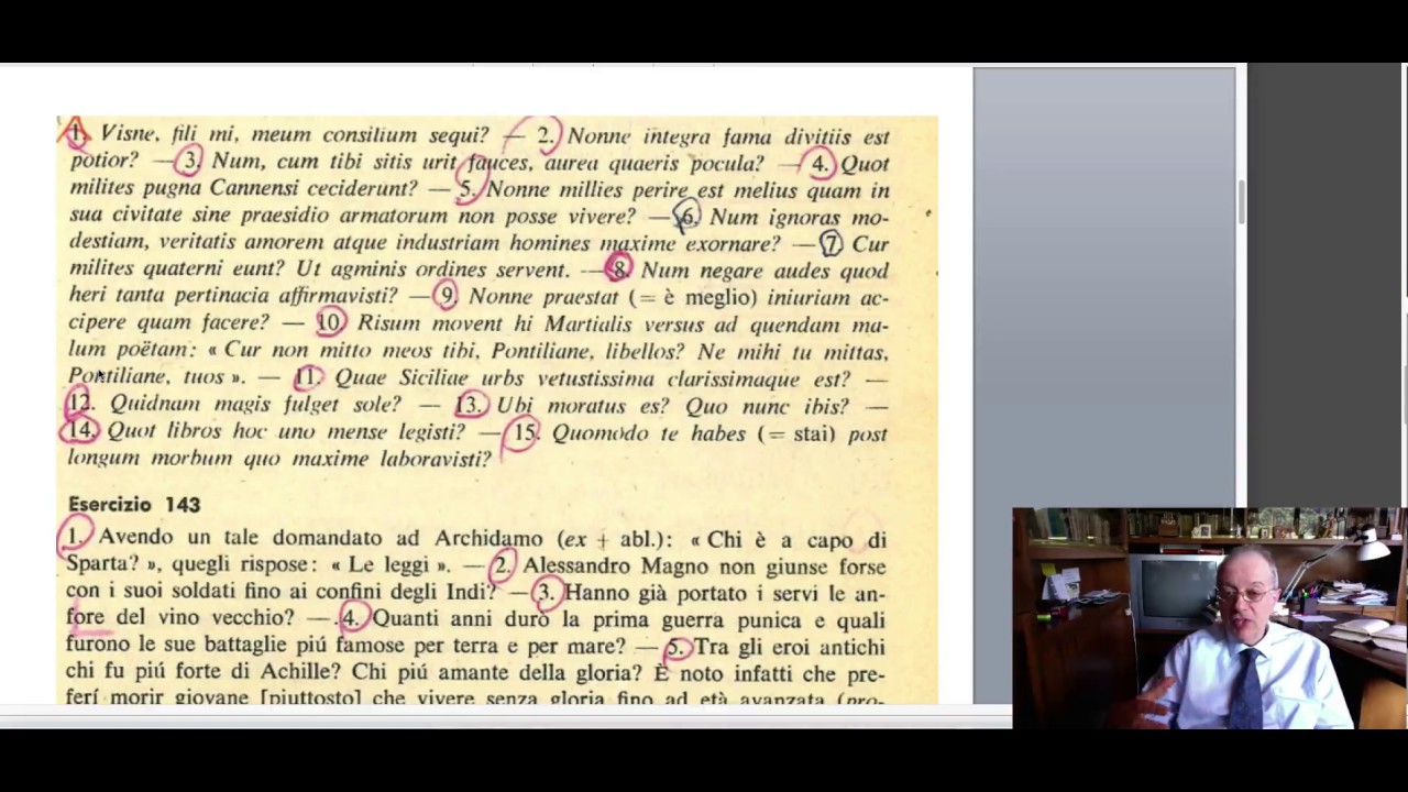 Latino da capo o da zero: Lectio XLI. Quire, nequire, fieri, interrogative indirette.