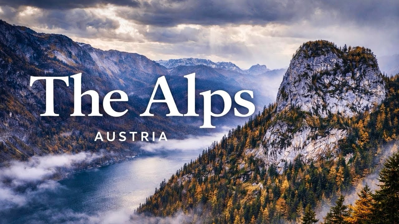 FLYING OVER THE ALPS (4K) || Austrian Alps Road Trip