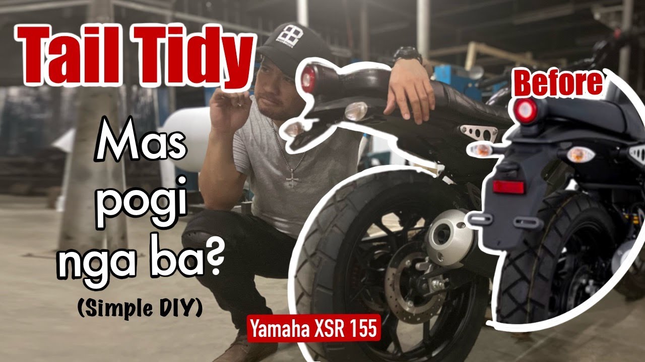 Yamaha XSR 155 modified | SIMPLE DIY Tail tidy Upgrade + Giveaway Winners! (w/ ENGLISH subtitle)