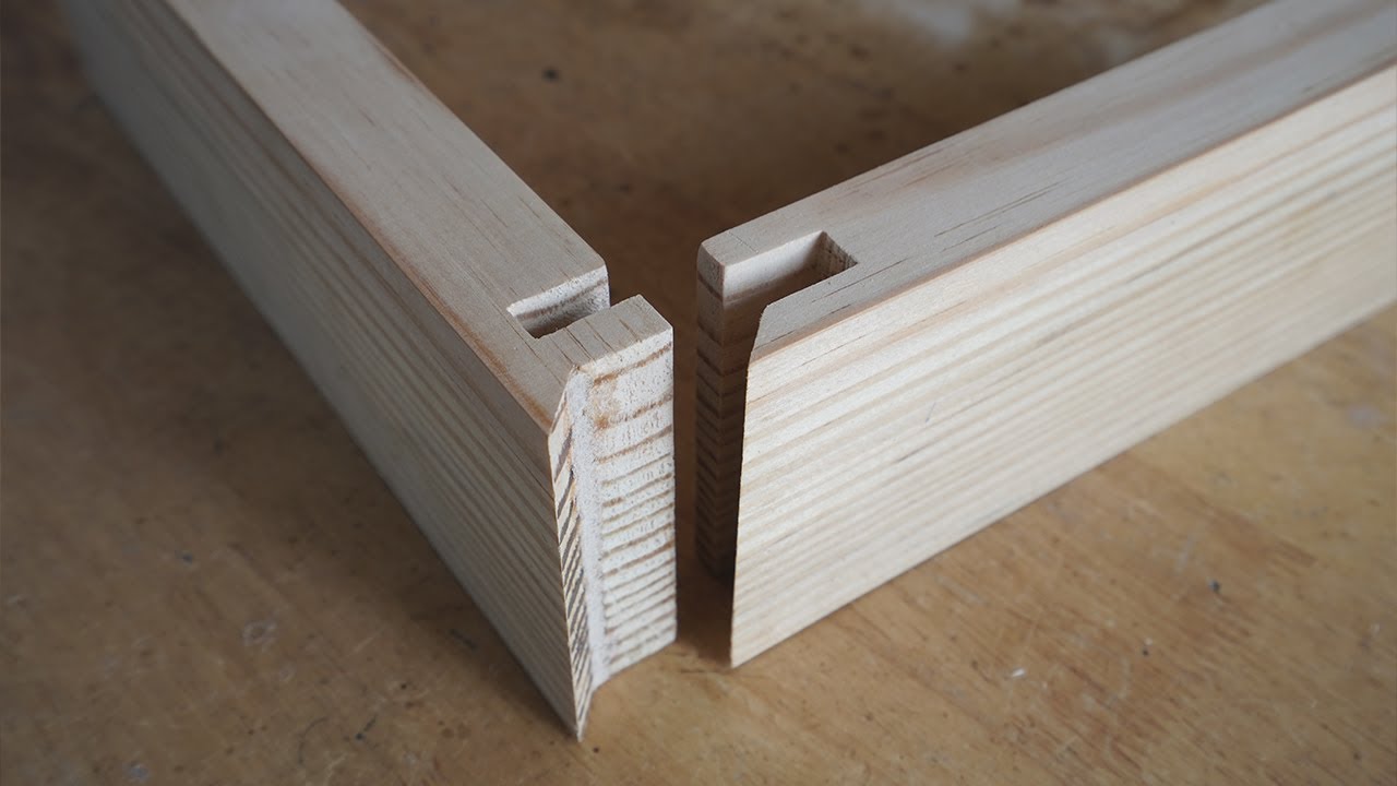Woodworking Tools / Making Wood Joint Technique / Wood Corner Joint