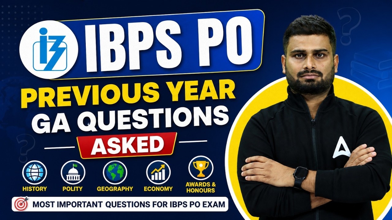 IBPS PO GA Previous Year Asked Questions | Exam में पूछे गए Most Important GA Qs
