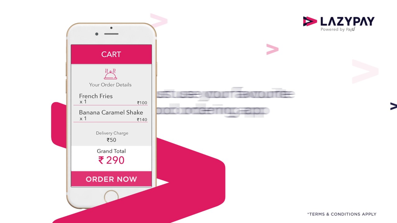 LazyPay - Order Now, Pay Later #BeLazy