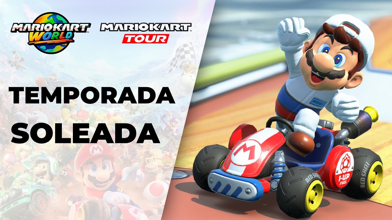 Llegan NUEVOS PILOTOS a MARIO KART TOUR 🤯 | Temporada Soleada (2025) ☀️