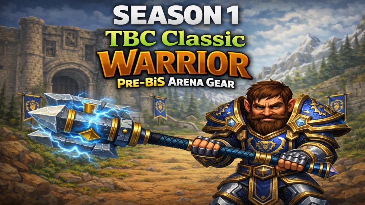 Season 1 TBC Classic Warrior Pre-BiS Arena Gear