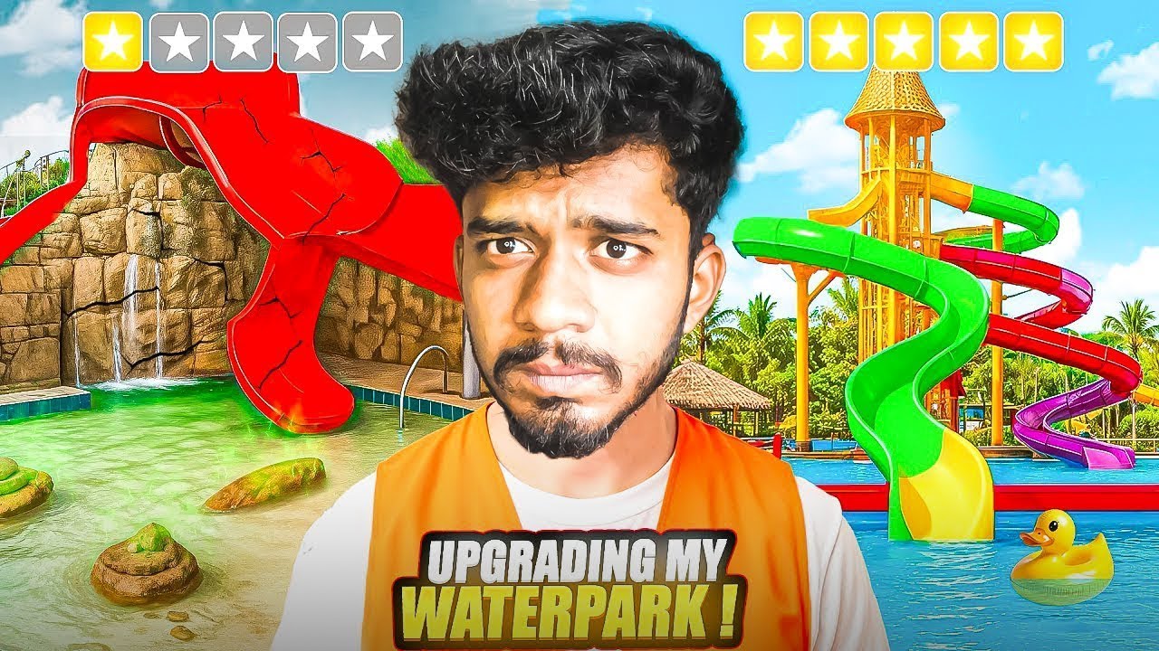 Upgrading My WATERPARK   Water Park Simulator #2