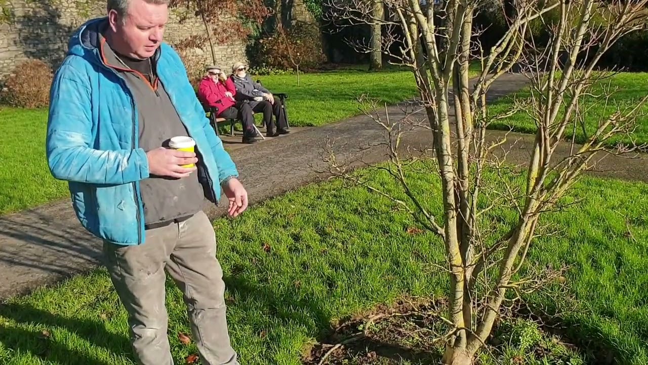 Mark Leen at Tralee Town Park on 12/1/22 at he remembers his friend Billy Curtin.