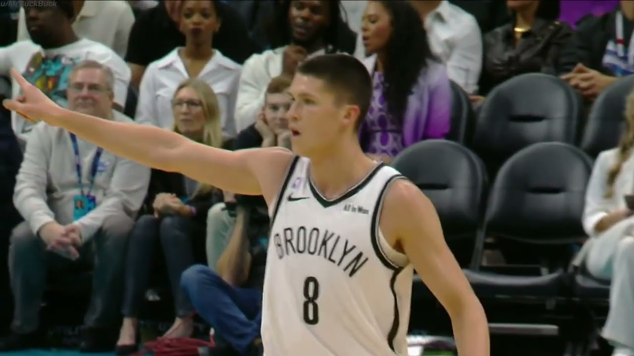 Egor Dёmin full highlights in his NBA's debut vs. Hornets - 14 Points, 5 Rebounds, 2 Assists, 1 STL