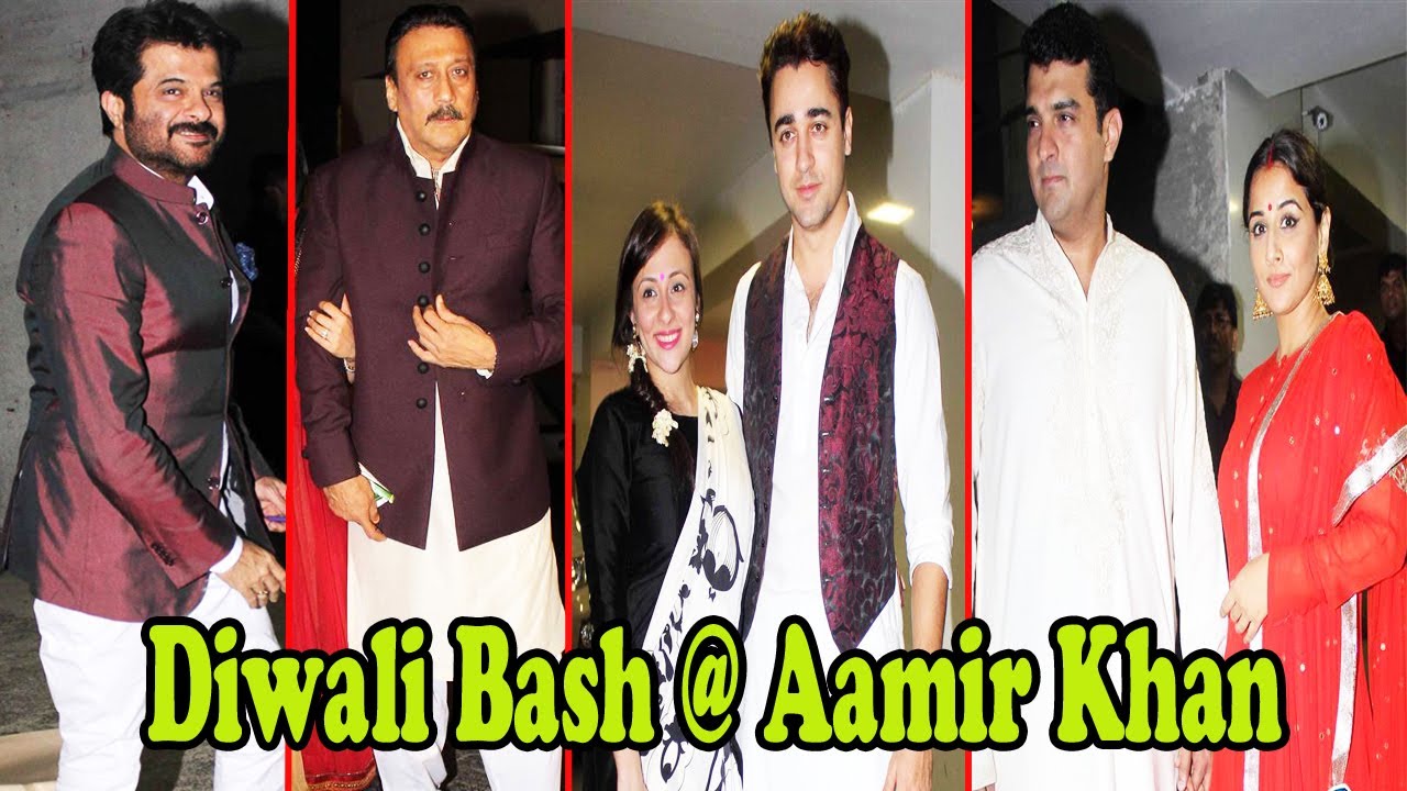 Bollywood Spotted @ Aamir Khan House For Diwali