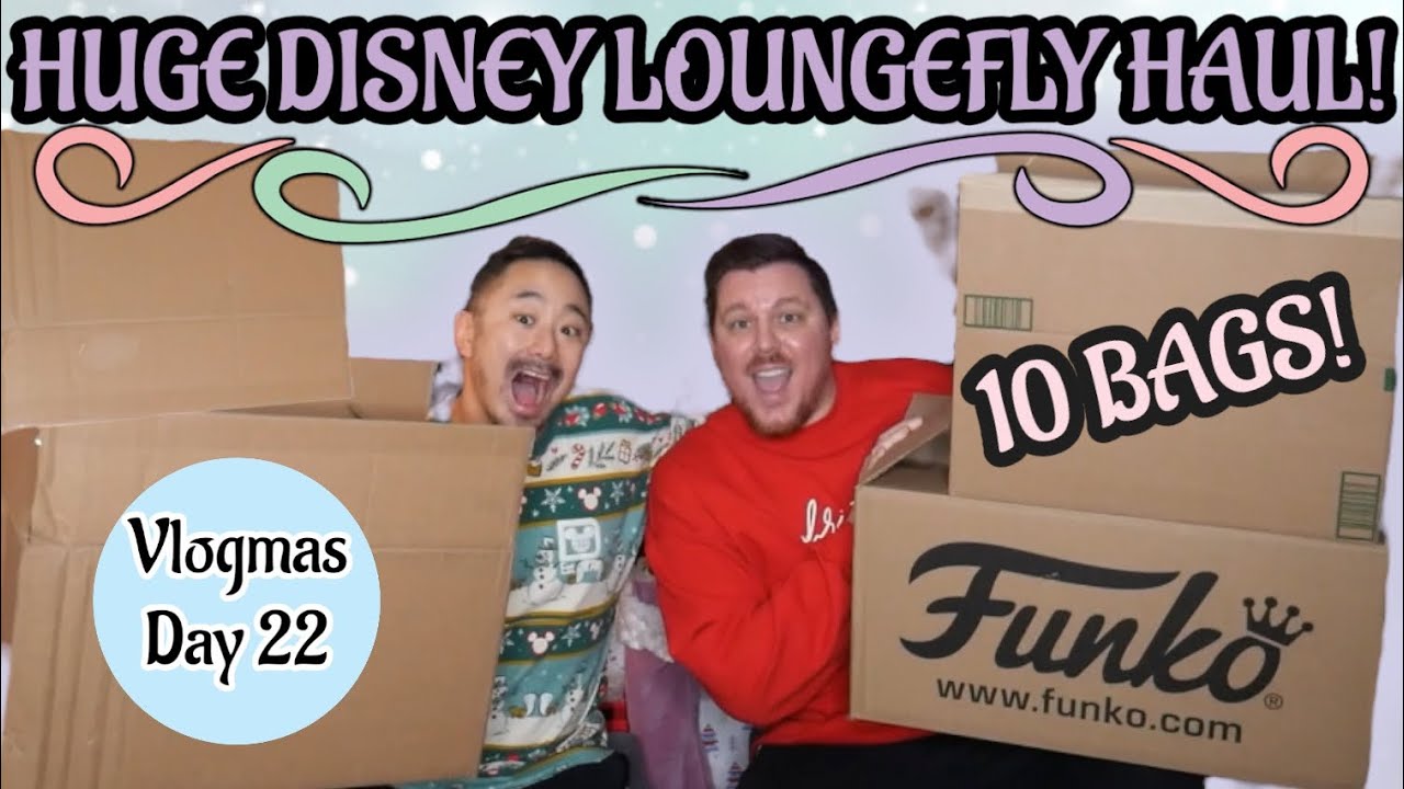 Наш самый большой улов Loungefly! 10 СУМОК! Vlogmas, день 22