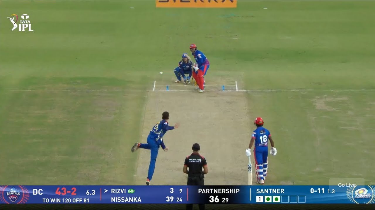 Sameer Rizvi 90 runs batting highlights vs MI 