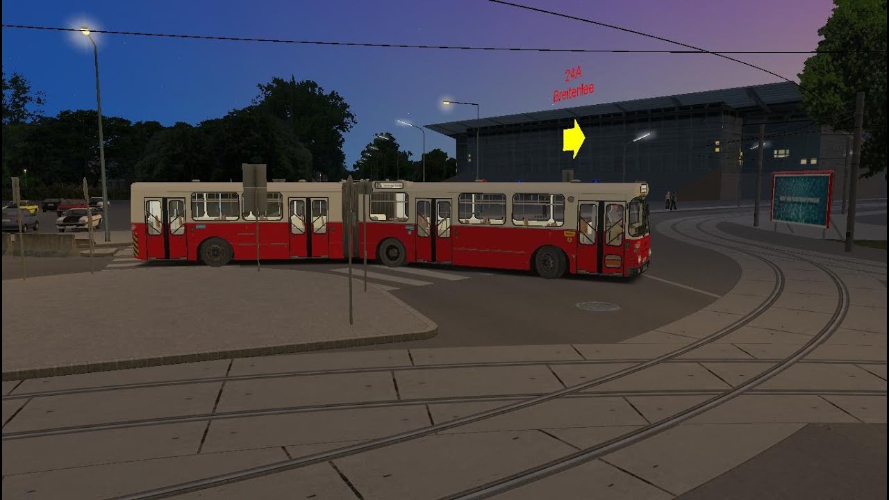 Omsi 2 :Addon Vienna AI-Articulated as AI and me driving the 24A on normal bus