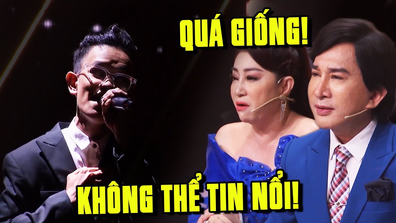 KHÔNG THỂ TIN NỔI! Chàng trai này HÁT GIỐNG Y HỆT CỐ NSUT THANH KIM HUỆ khiến ai cũng SỐC NẶNG