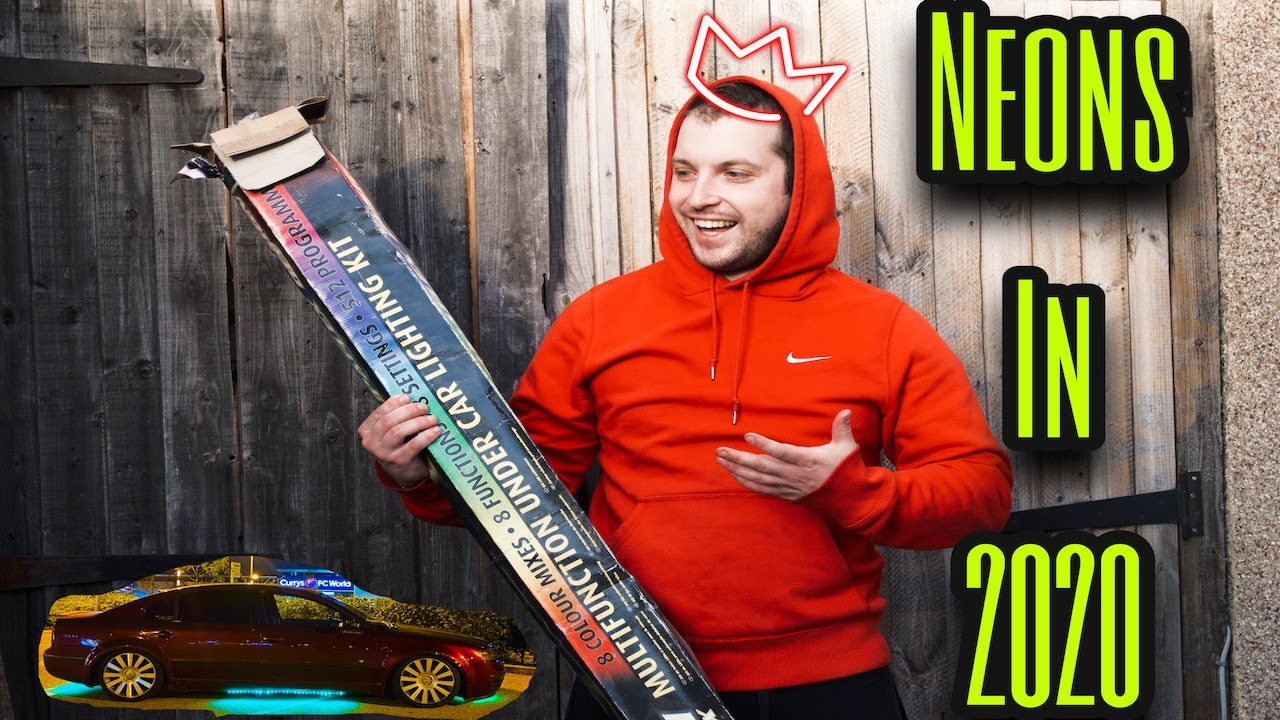 CAR LED NEONS In 2020 !! | How To Install | Skoda Superb | #carneons #diy #nfs #underglowneon