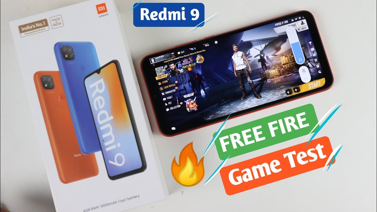 Redmi 9 Free Fire Game Test Smooth+Standard ||Hindi||