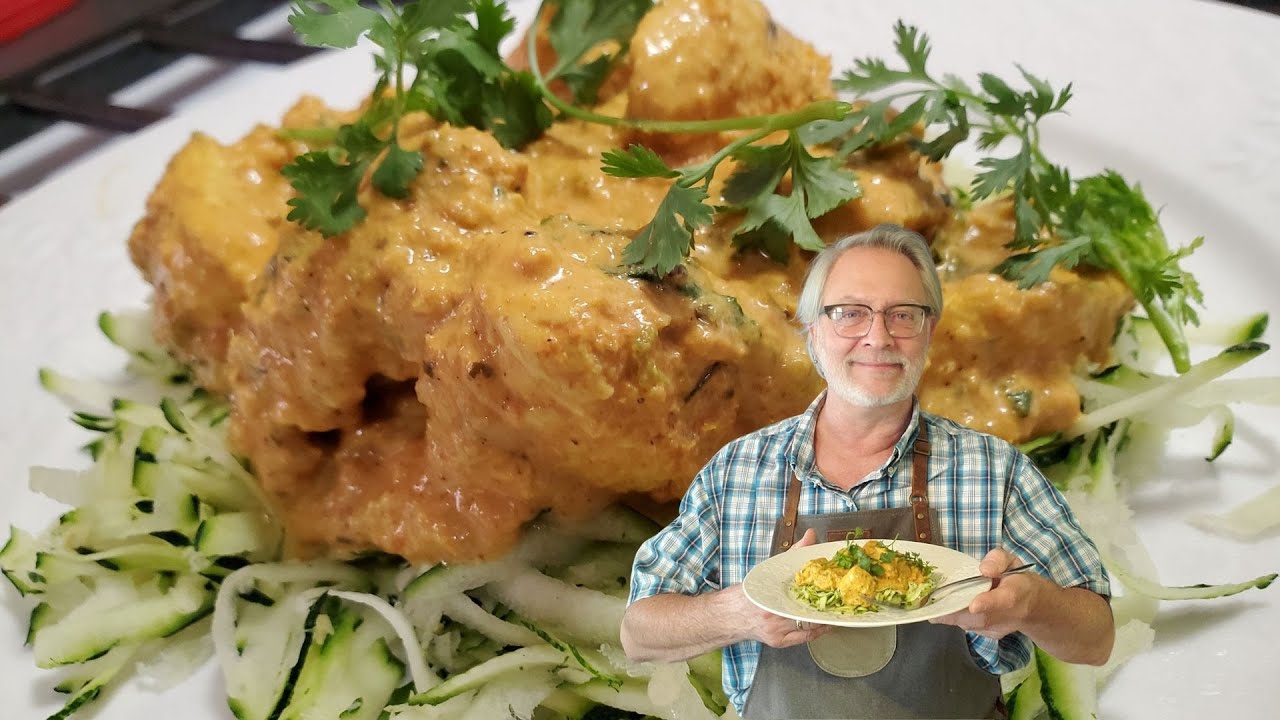 KETO BUTTER CHICKEN! LOW-CARB MURGH MAKHANI with MACROS