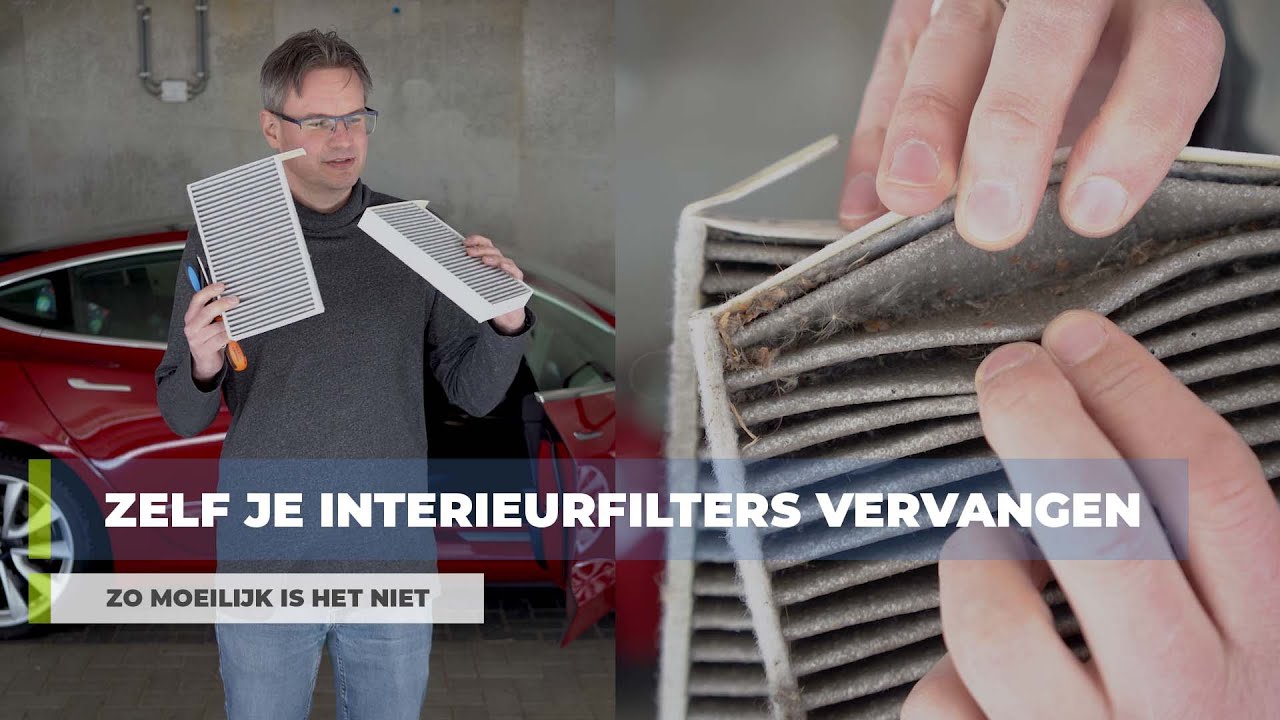 Zelf je Tesla Model 3 luchtfilters vervangen