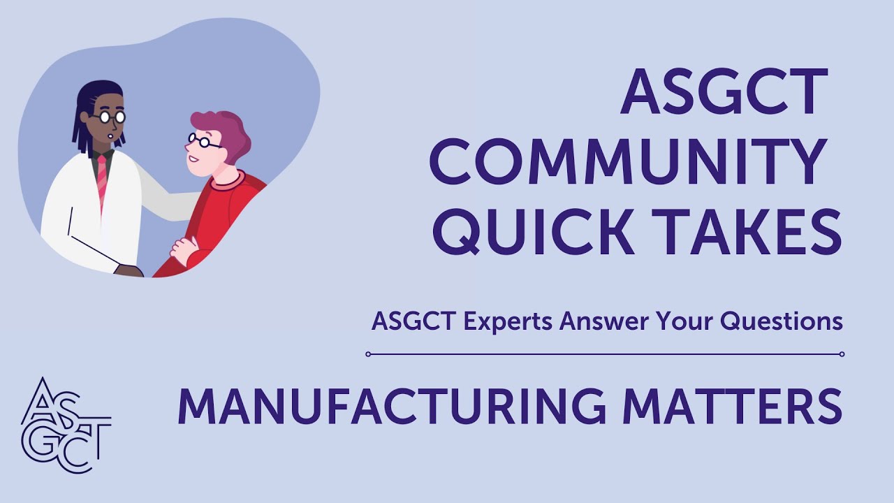 Community Quick Takes: Manufacturing Matters
