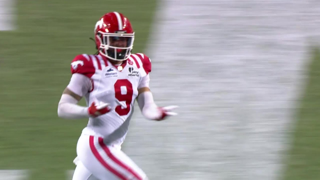 Damon Webb shuts the crowd DOWN with a pick-six! | CFL