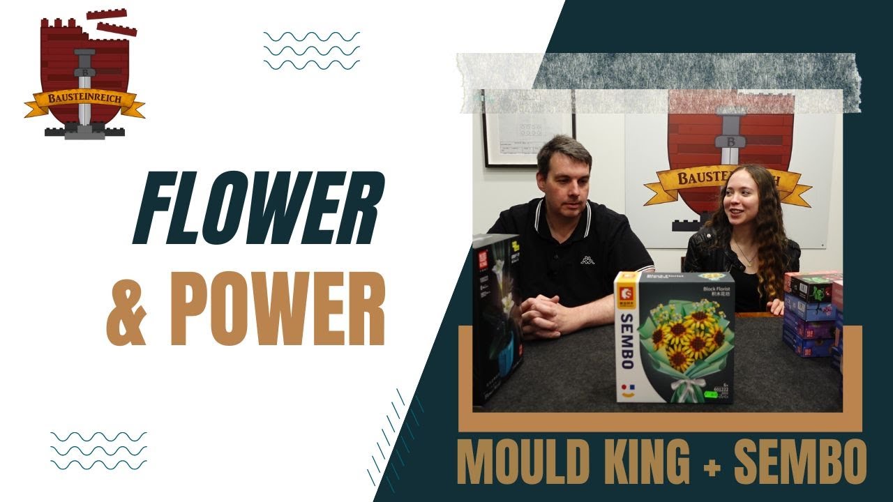 Durch die Blume gesagt mit Jasmin... Neue Blumen von Mould King und Smbo