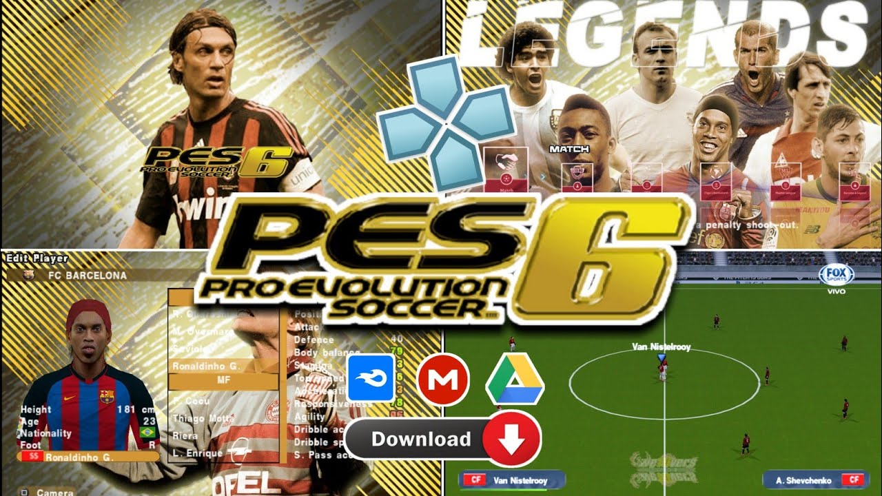 PES 06 PPSSPP PRO EVOLUTION SOCCER,REAL FACES, GRAPICH HD, COMENTARY ENGLISH