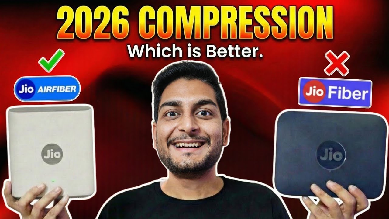 Jio AirFiber OR Jio Fiber Which is Better |  Compression | Price | Plan Details 