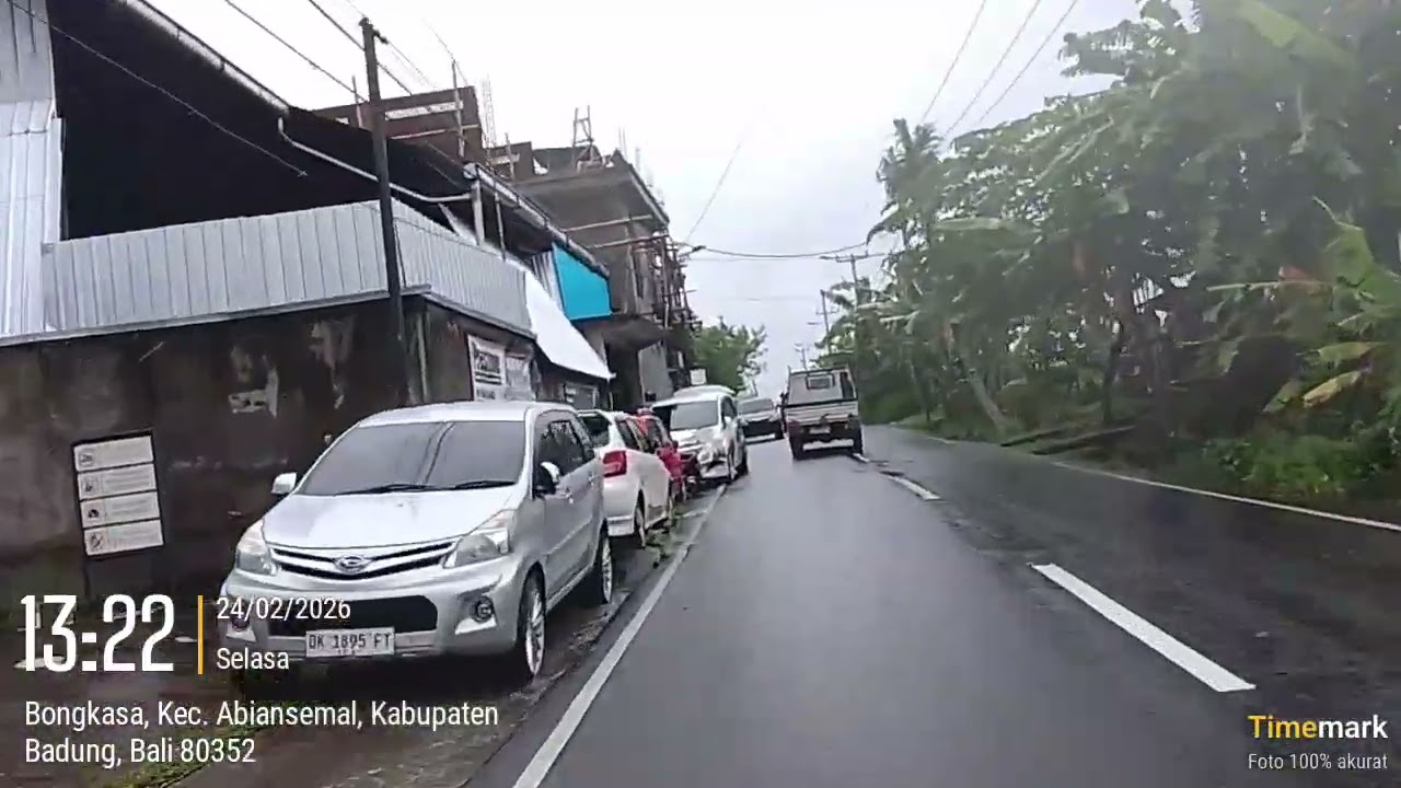 Semana Singakerta Ubud Gianyar - Abiansemal Badung Bali, motovlog perjalanan sore hari.