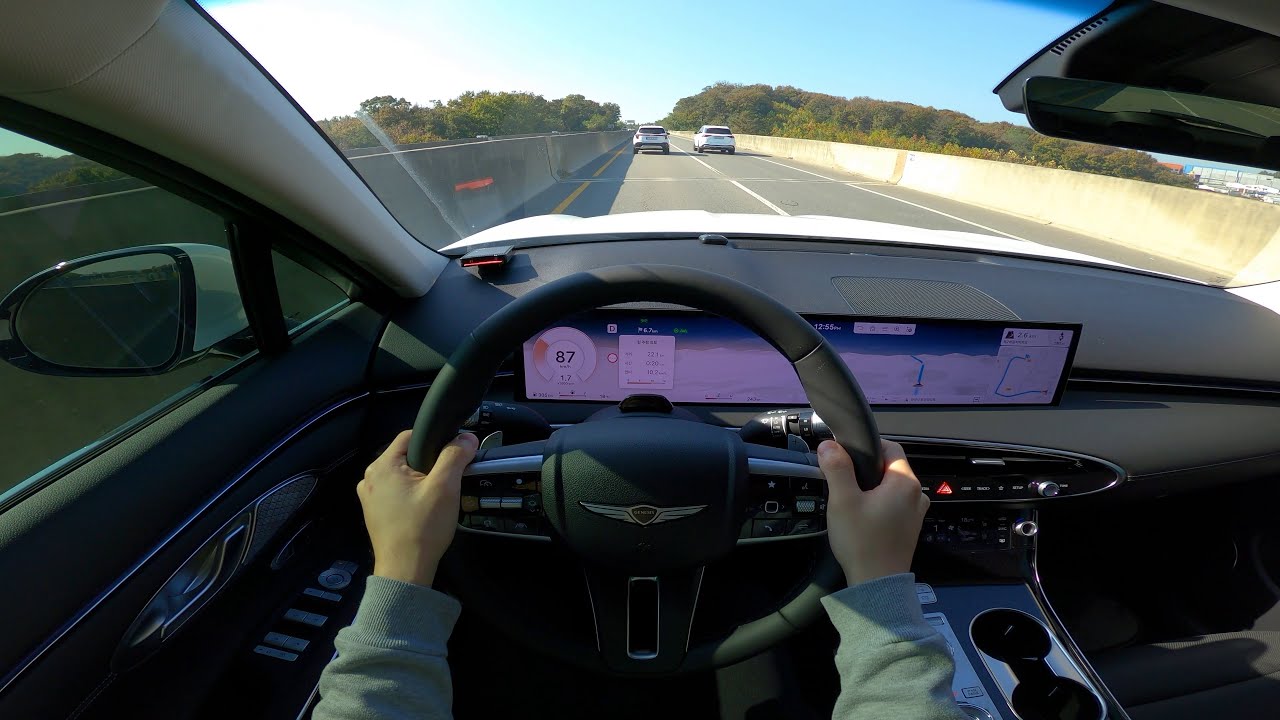 25년형 제네시스 GV70 가솔린 2.5 터보 2WD 기본사양 1인칭 주행 & 기능 둘러보기 (2025 Genesis GV70 2.5T 2WD POV Test Drive)