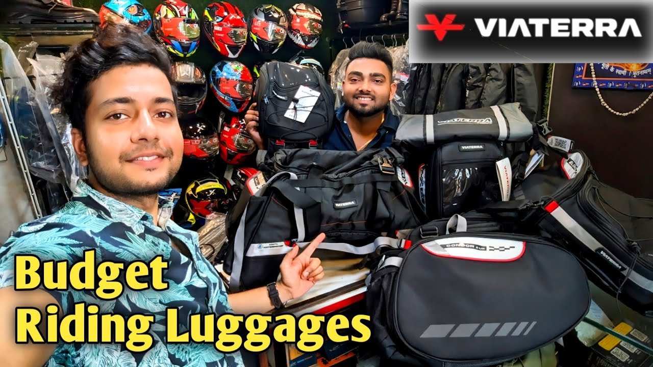 Riding Accessories that fits your Budget 🤩| Viaterra Riding Luggages in Kolkata with BEST PRICE