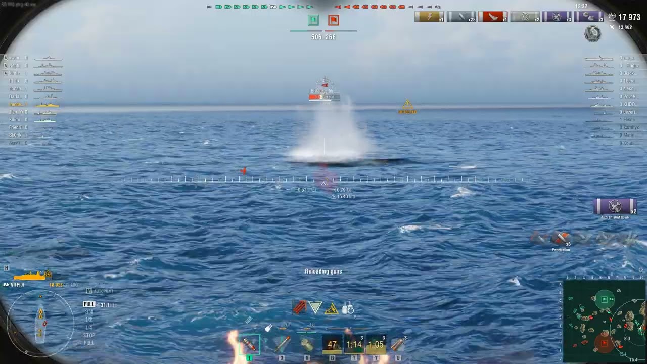 World Of Warships Random Battle Gameplay With FIJI