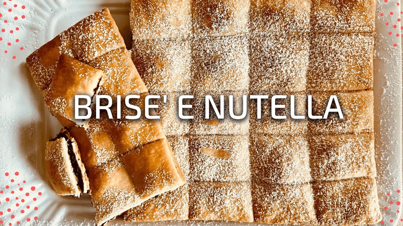 🍁 DOLCE GOLOSO CON PASTA BRISE' E NUTELLA - ricetta veloce