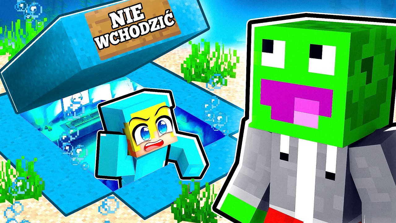 JAK ODKRYŁEM TAJNĄ PODWODNĄ BAZĘ OLKA w Minecraft!