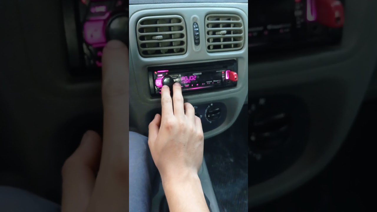 Cómo cambiarle el color a mi esterio Kenwood